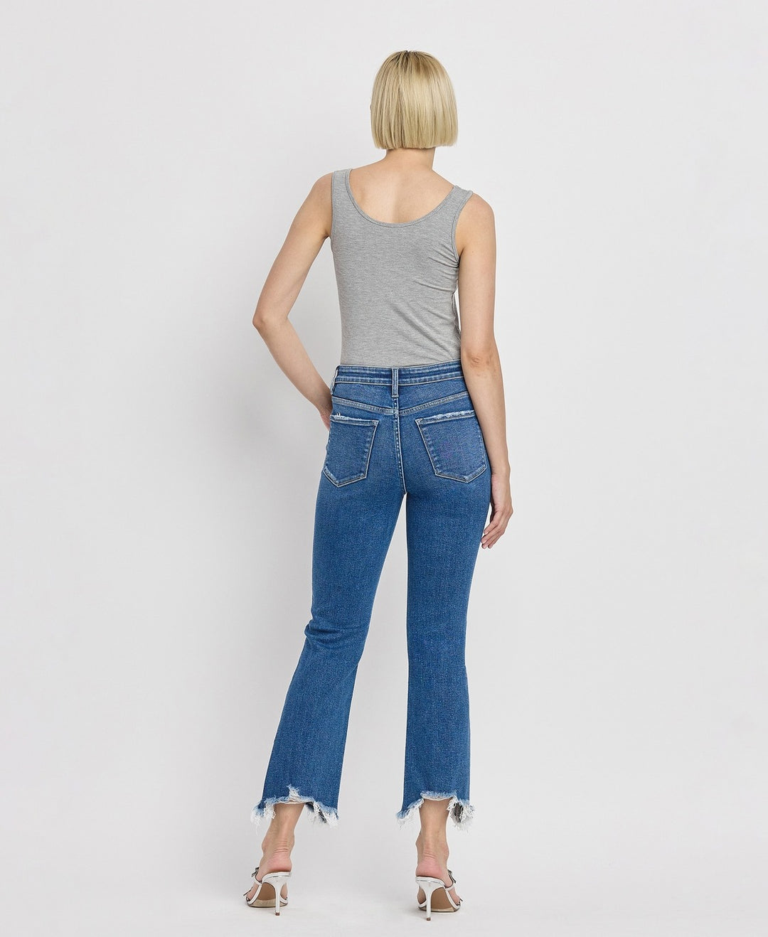 High Rise Kick Flare Jeans - Generosity