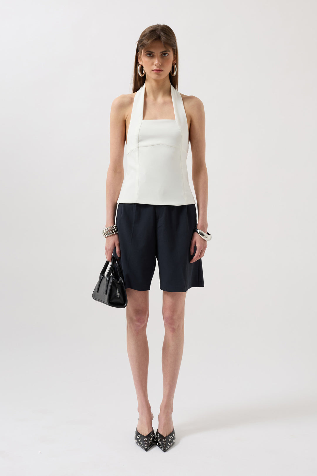 Thick Strap Top - White