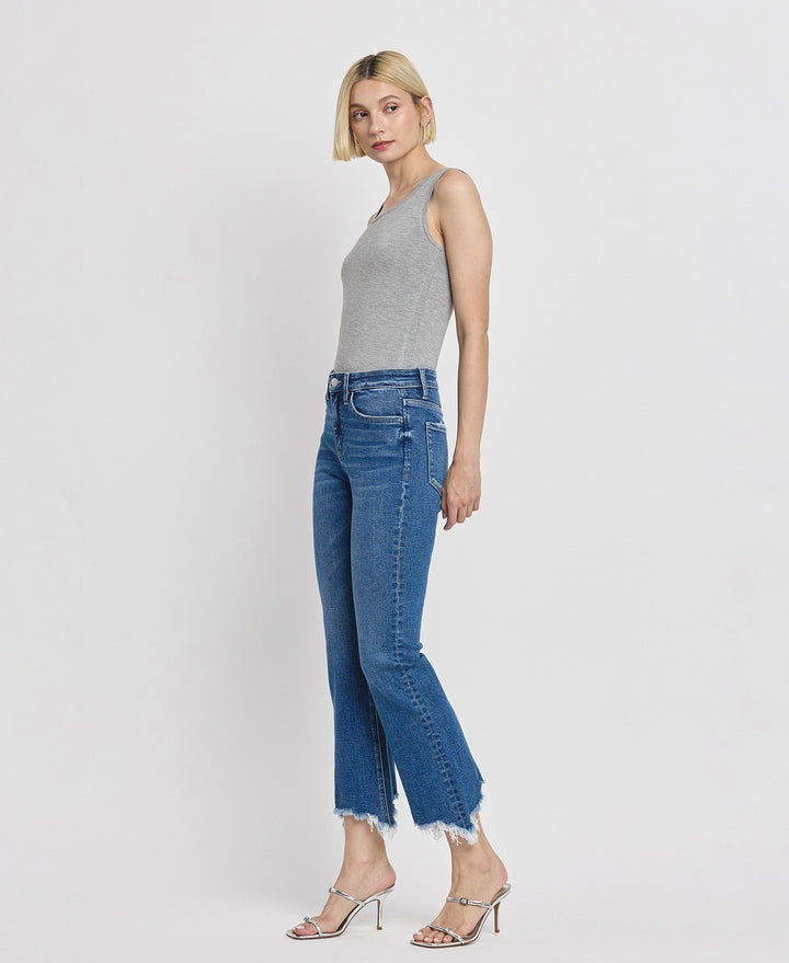 High Rise Kick Flare Jeans - Generosity