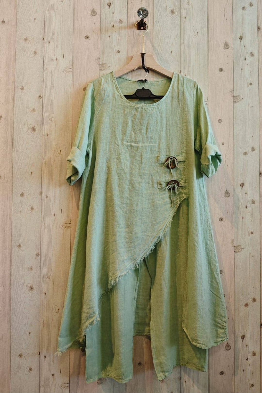 Asymmetrical Linen Tunic