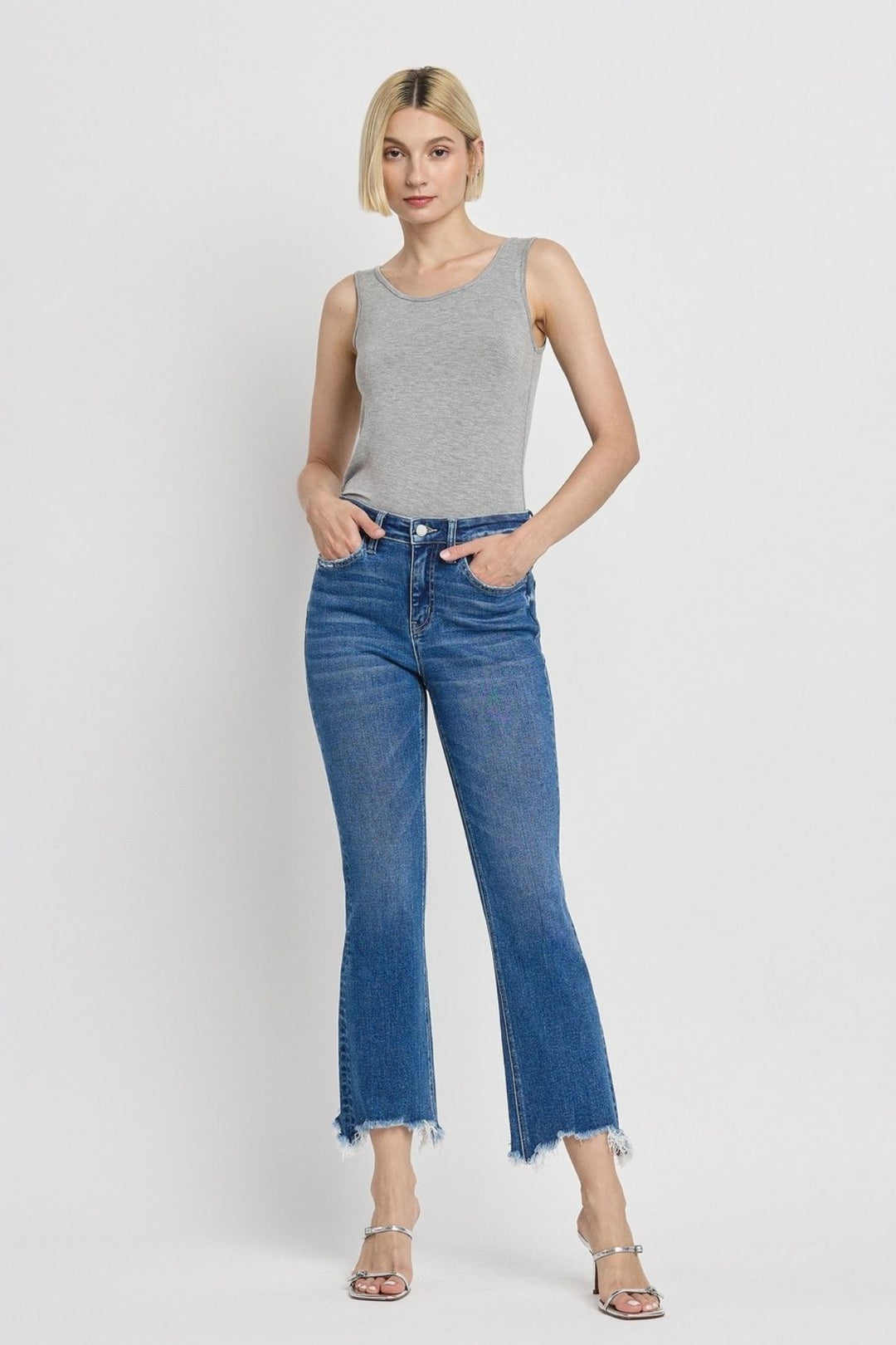 High Rise Kick Flare Jeans - Generosity