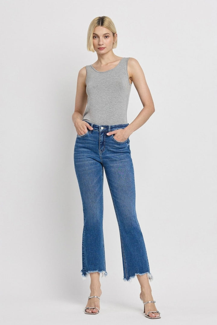 High Rise Kick Flare Jeans - Generosity