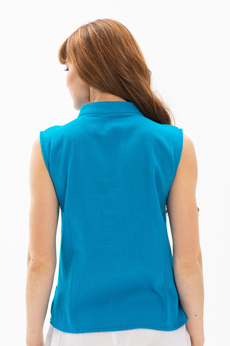 Blue Women Top