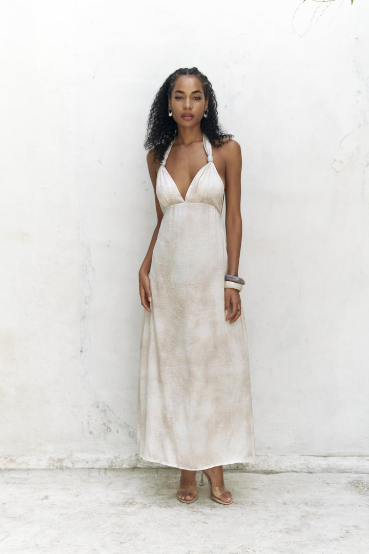 Alala Long Dress - Beige