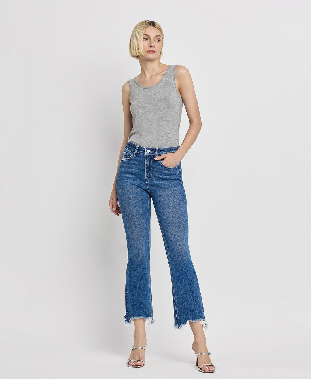 High Rise Kick Flare Jeans - Generosity