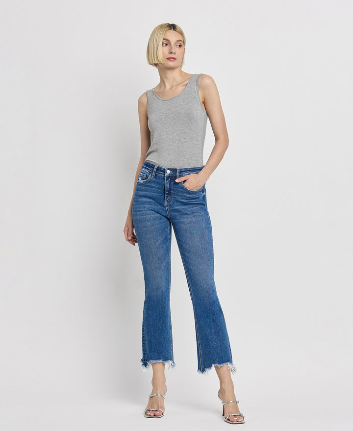 High Rise Kick Flare Jeans - Generosity