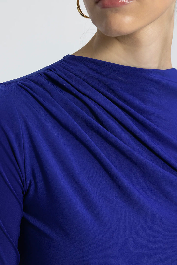 Draped Long Sleeve Top