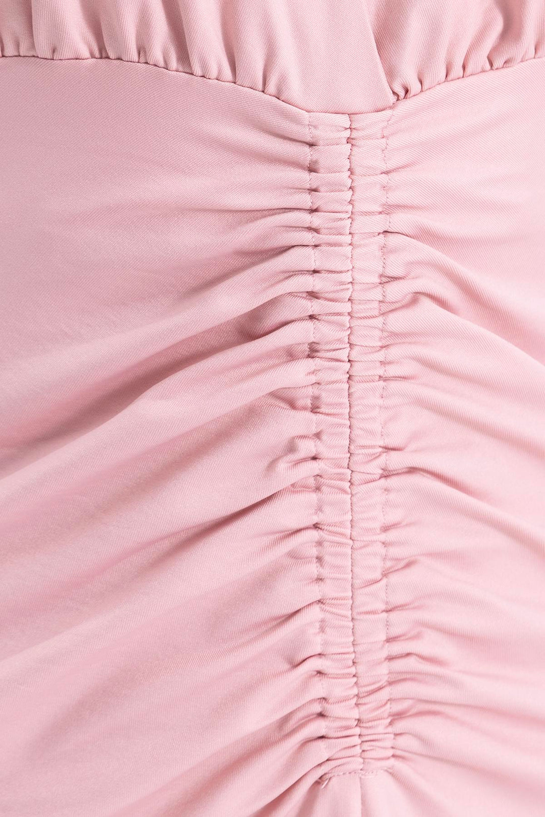 Draped Midi Dress - Pink
