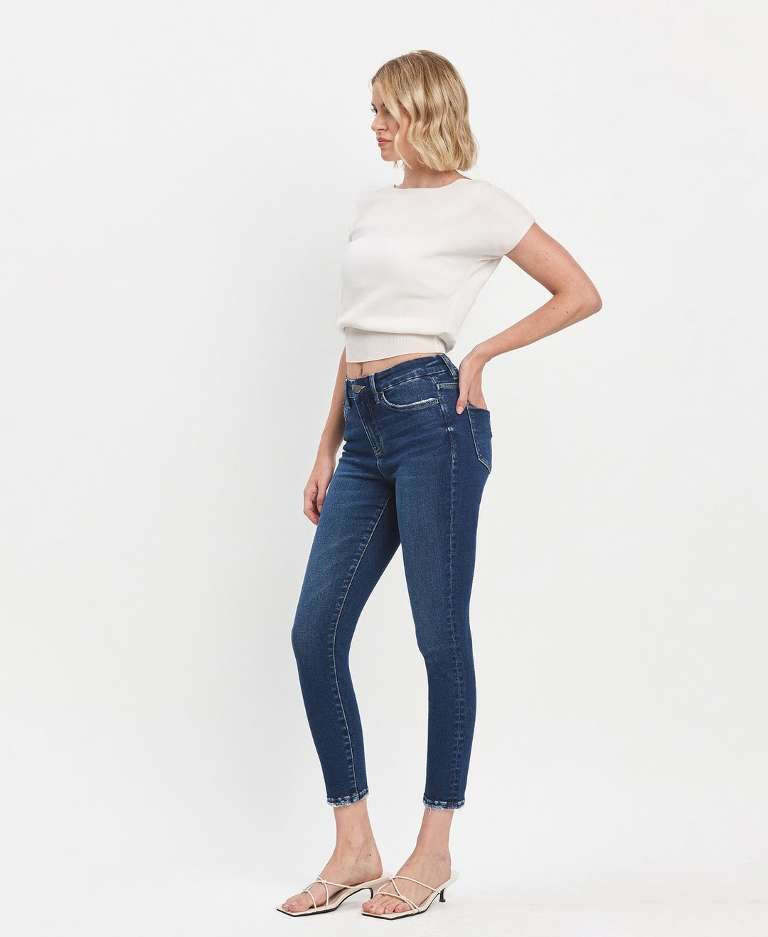 High Rise Skinny Jeans - Eulogize