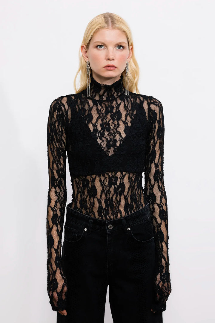 Lucia Floral Lace Bodysuit