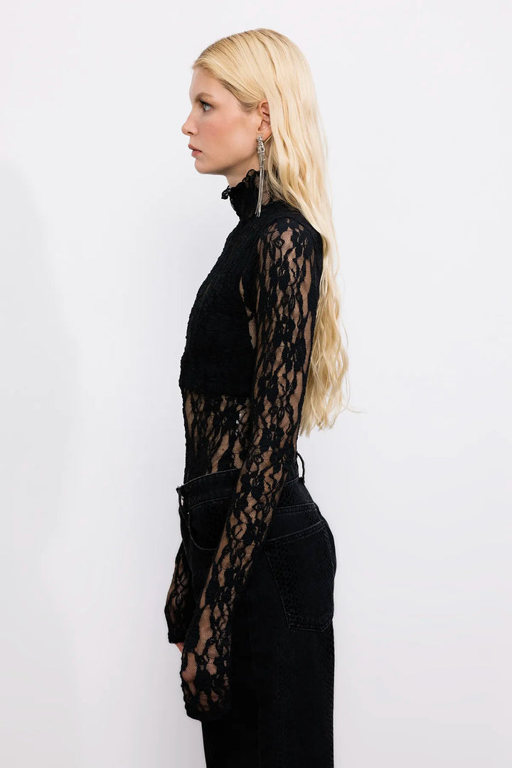 Lucia Floral Lace Bodysuit