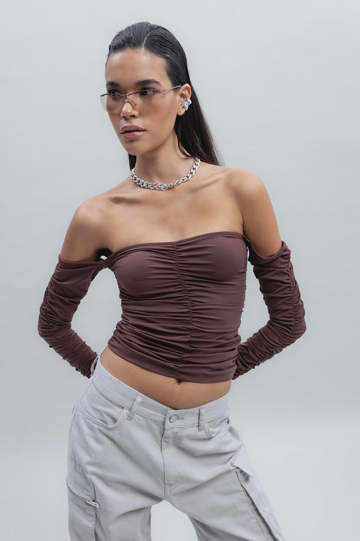 Off The Shoulder Draped Top
