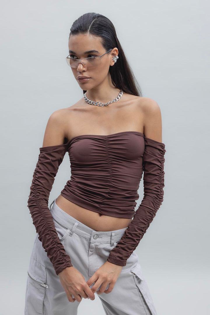 Off The Shoulder Draped Top