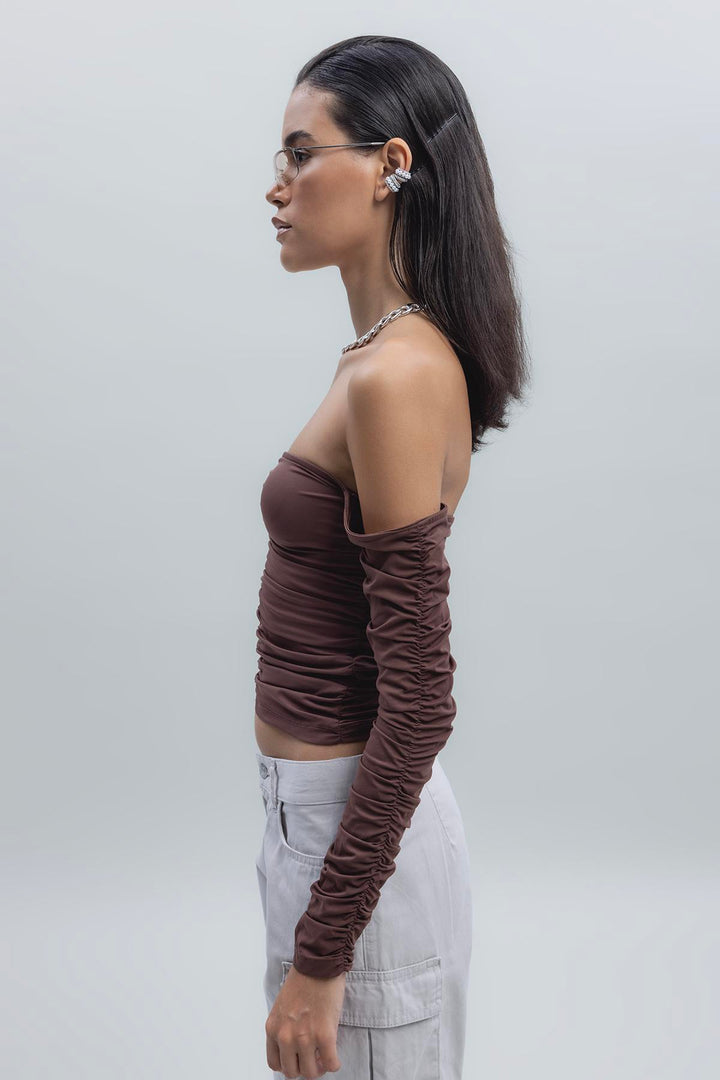 Off The Shoulder Draped Top