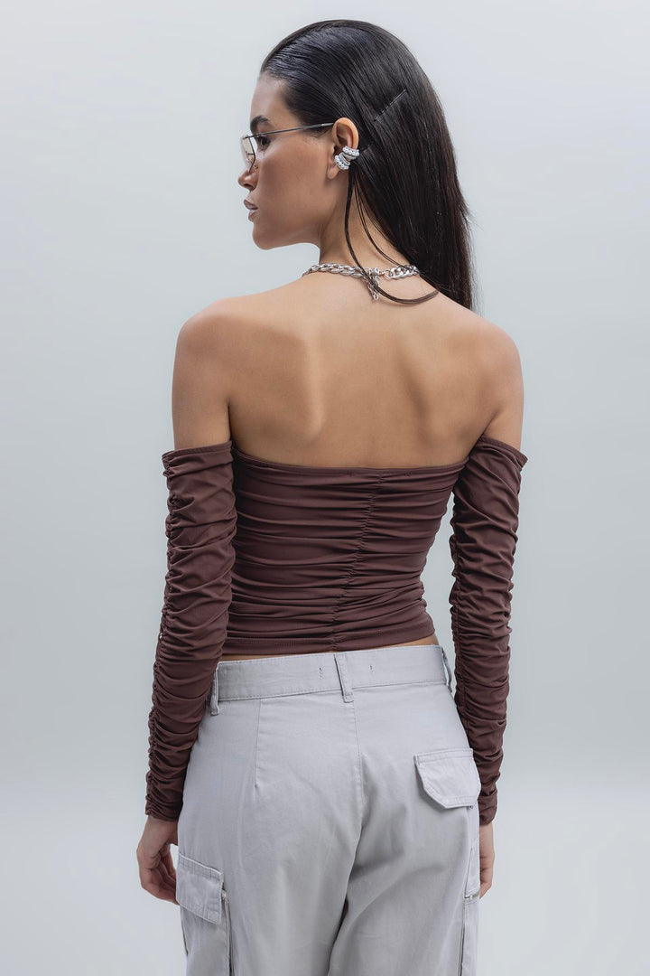 Off The Shoulder Draped Top
