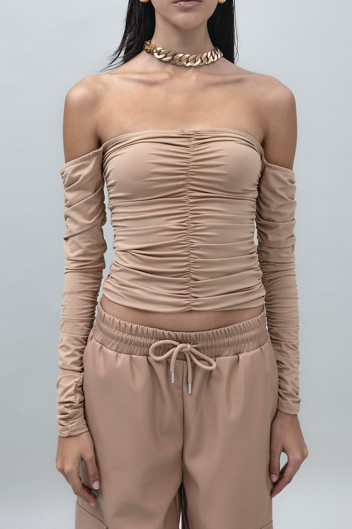 Off The Shoulder Draped Top