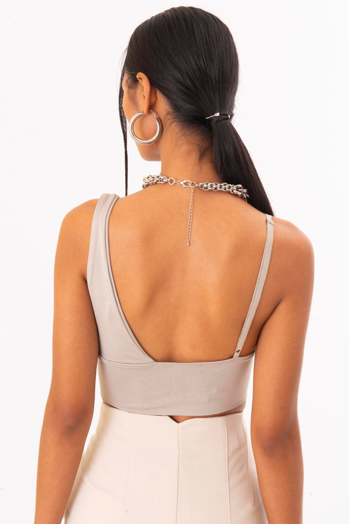 Open Back Strappy Crop Top
