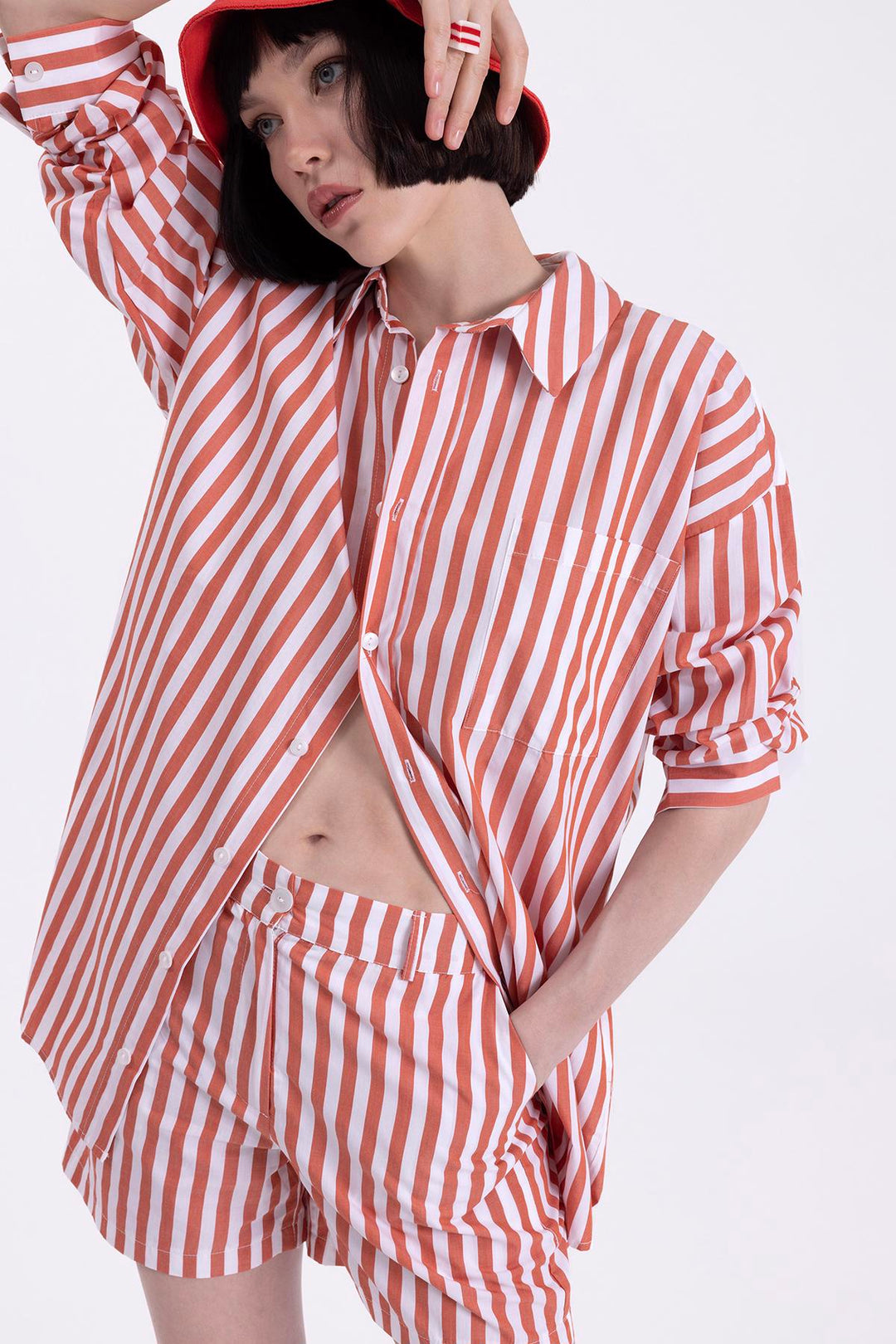 Oversize Striped Shirt