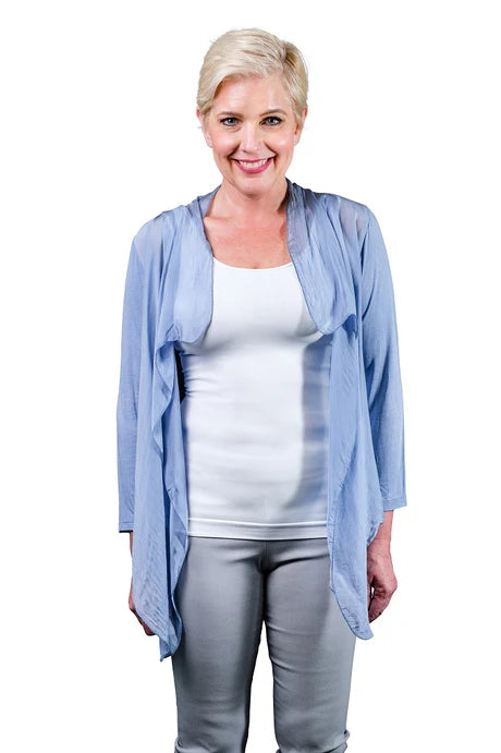 Ansley Silk Front Tie Wrap - Tees By Tina