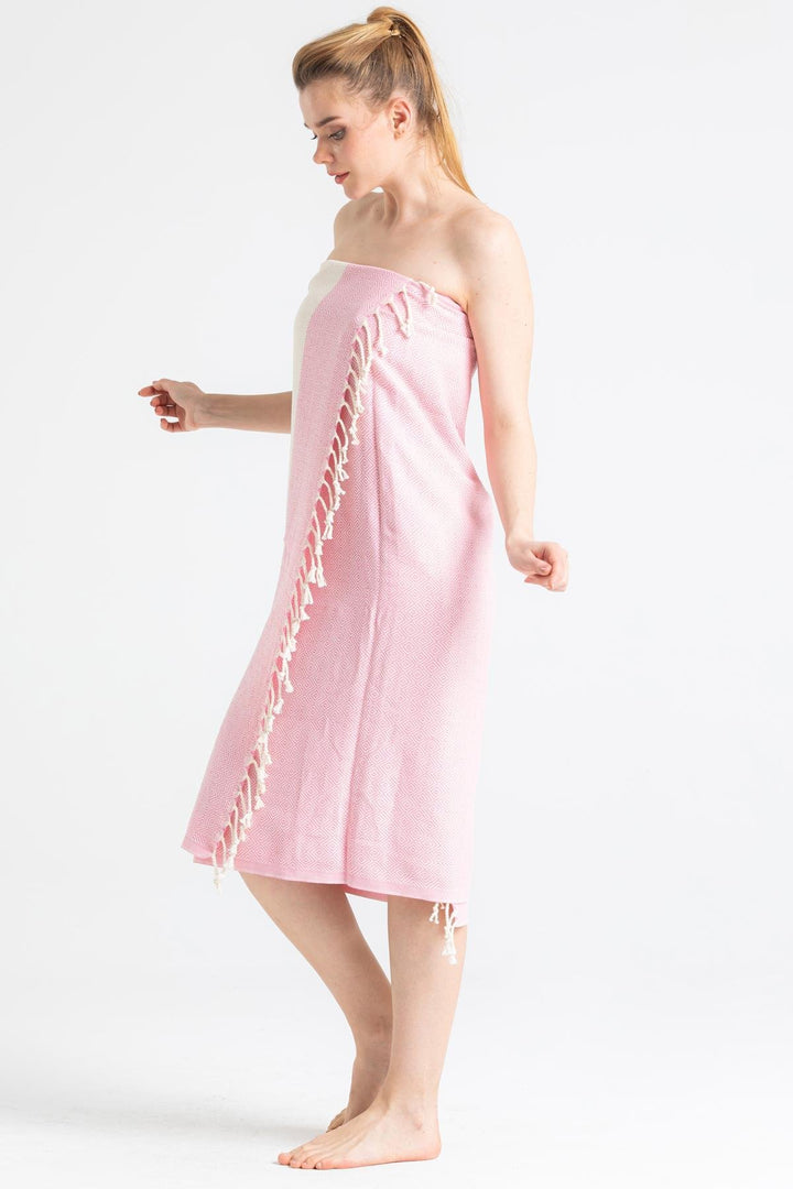 Turkish Beach Towel - Pink