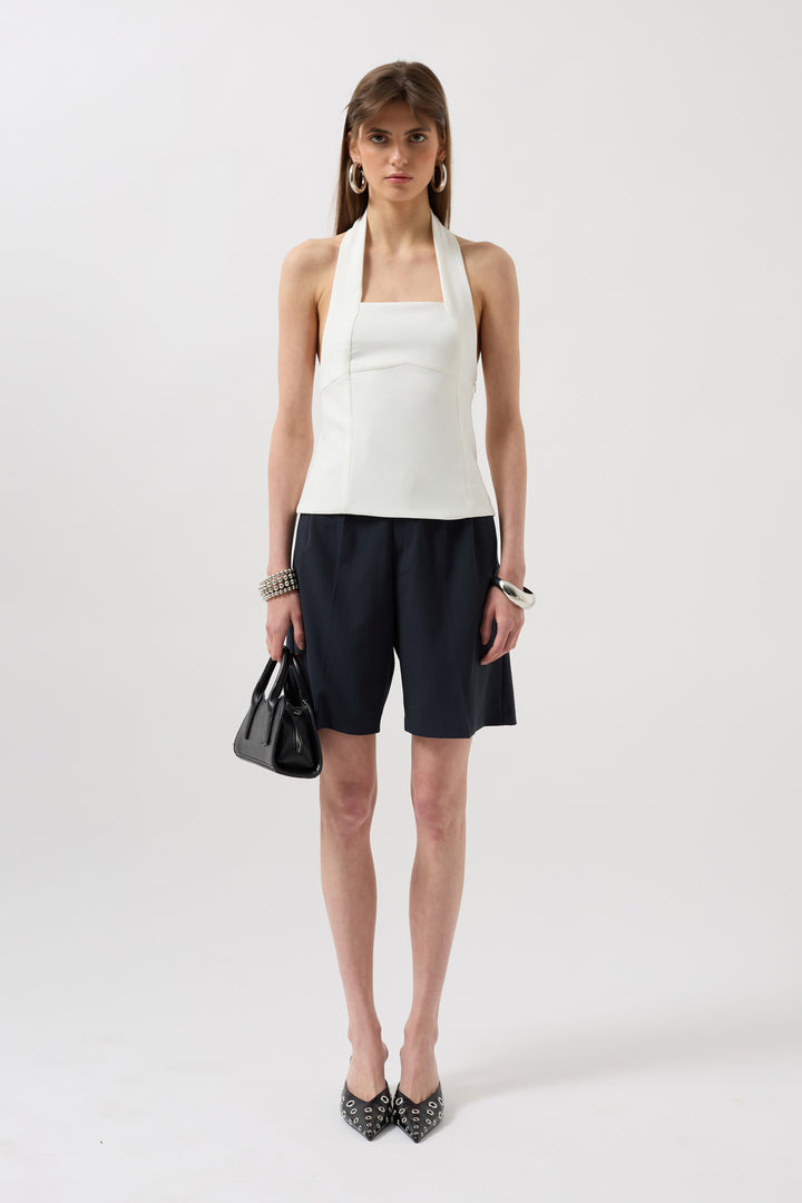 Thick Strap Top - White