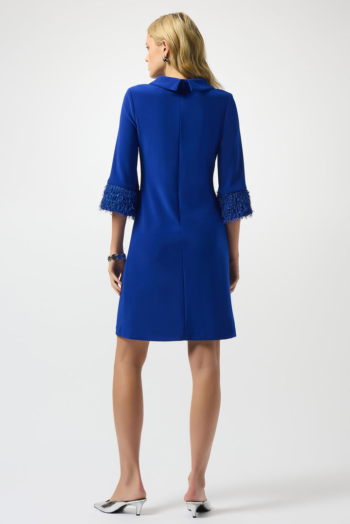 Silky Knit & Novelty A-Line Dress - Joseph Ribkoff