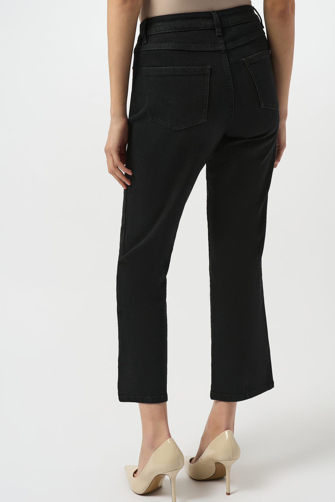 Classic Straight Leg Stretch Denim Jeans - Joseph Ribkoff