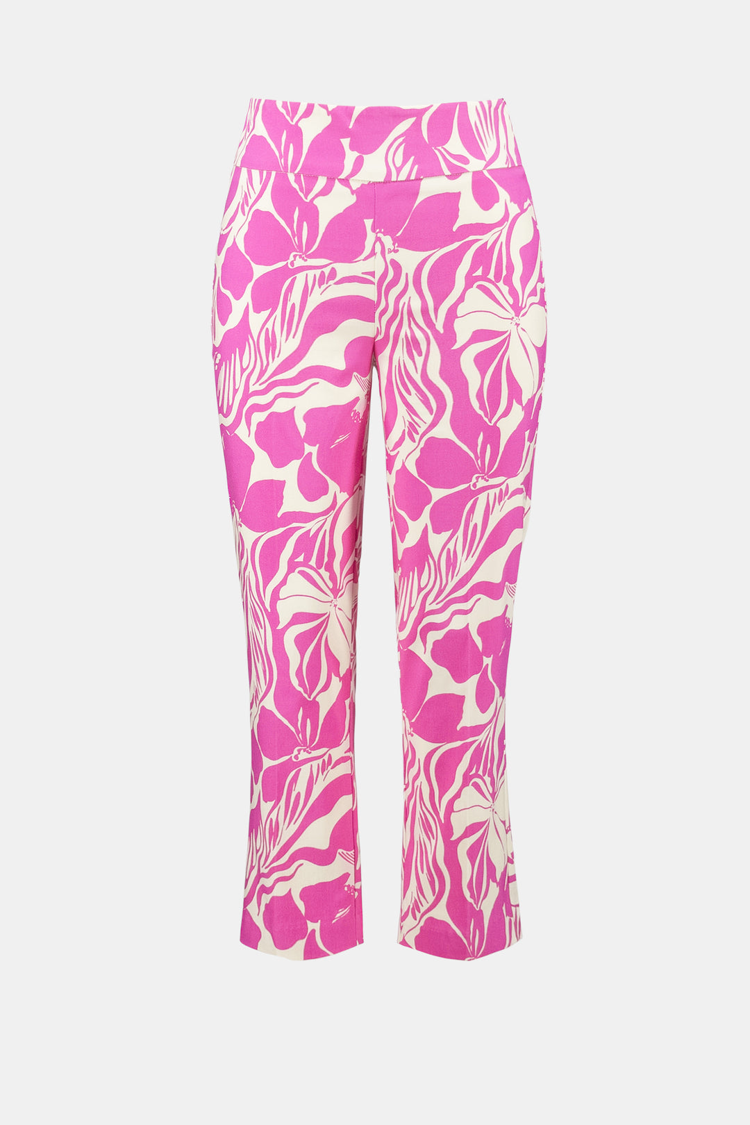 Millennium Floral Print Pull-On Cropped Pants