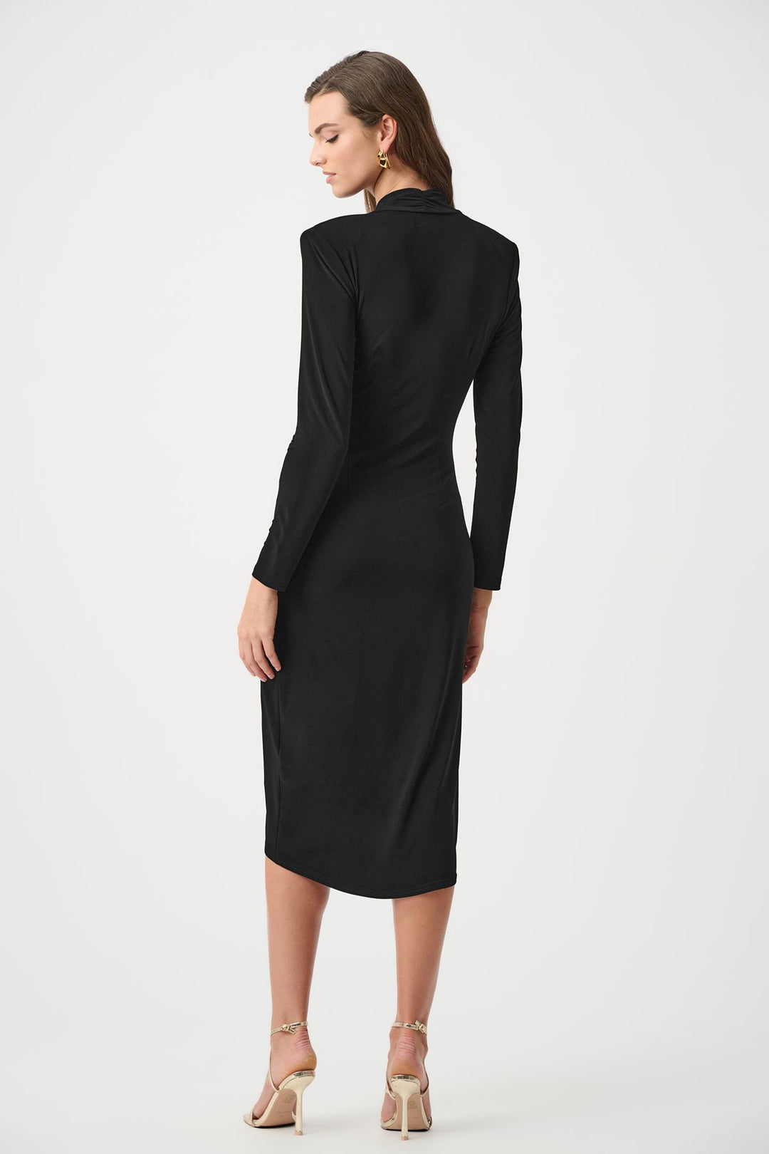 Silky Knit Sheath Wrap Dress - Joseph Ribkoff