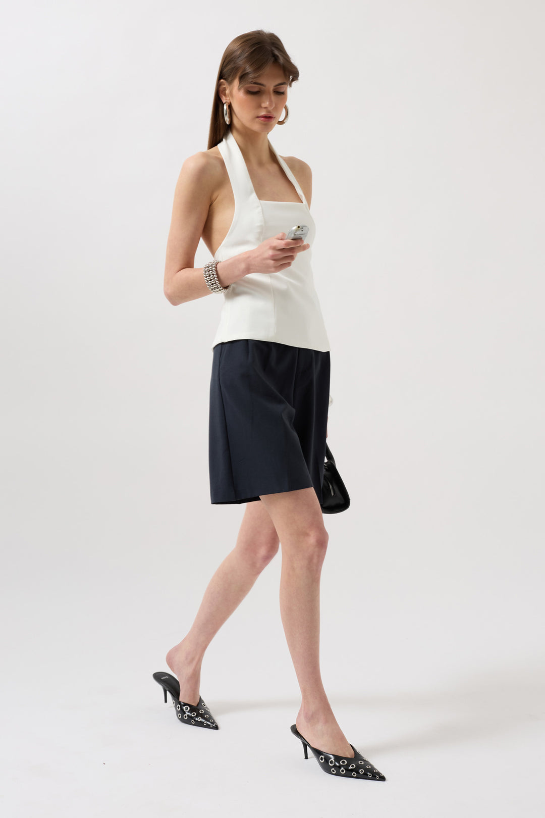 Thick Strap Top - White