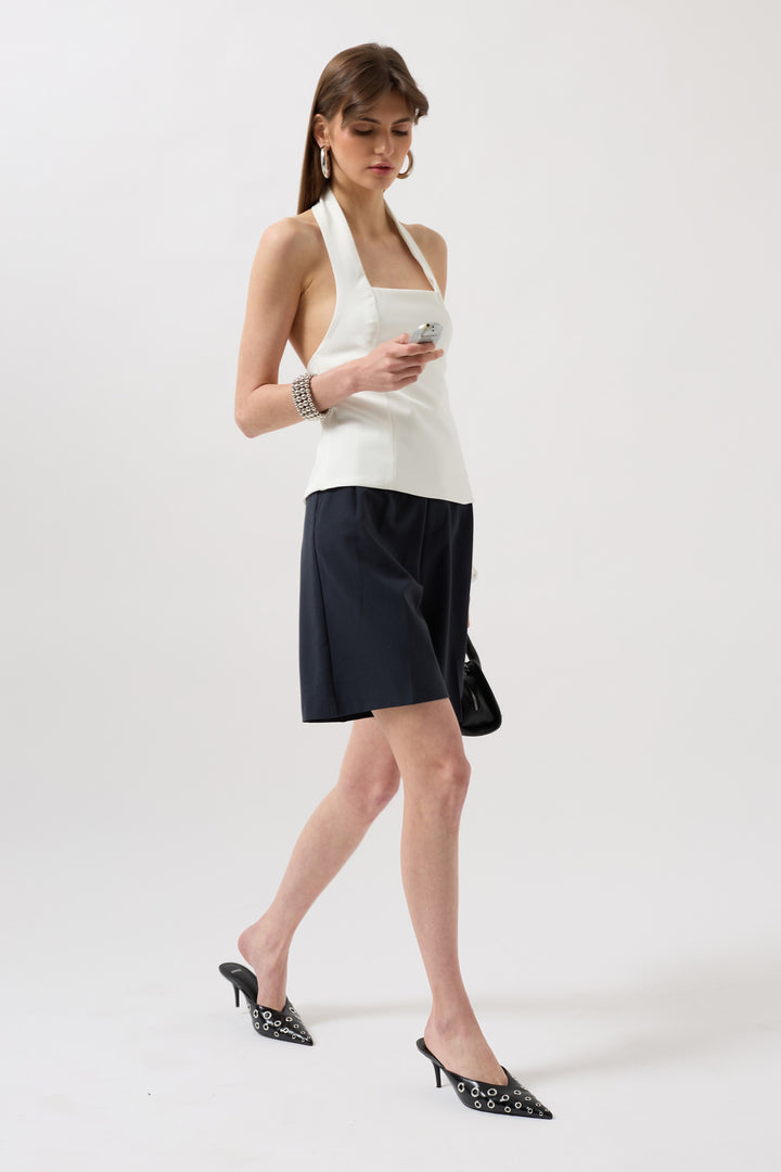 Thick Strap Top - White