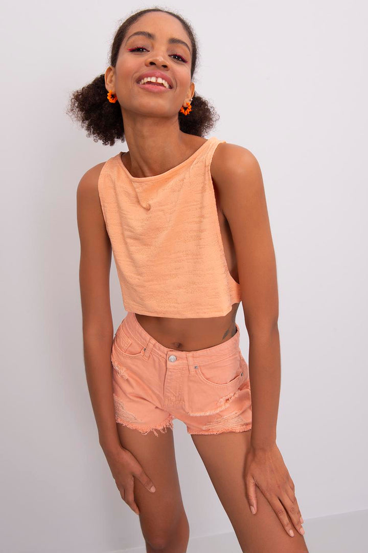 Sleeveless Crop Blouse