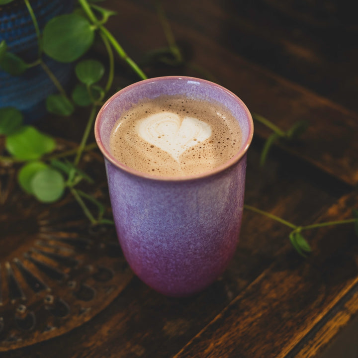 Astral Bloom Ceramic Travel Mug – 12oz Reusable Cup