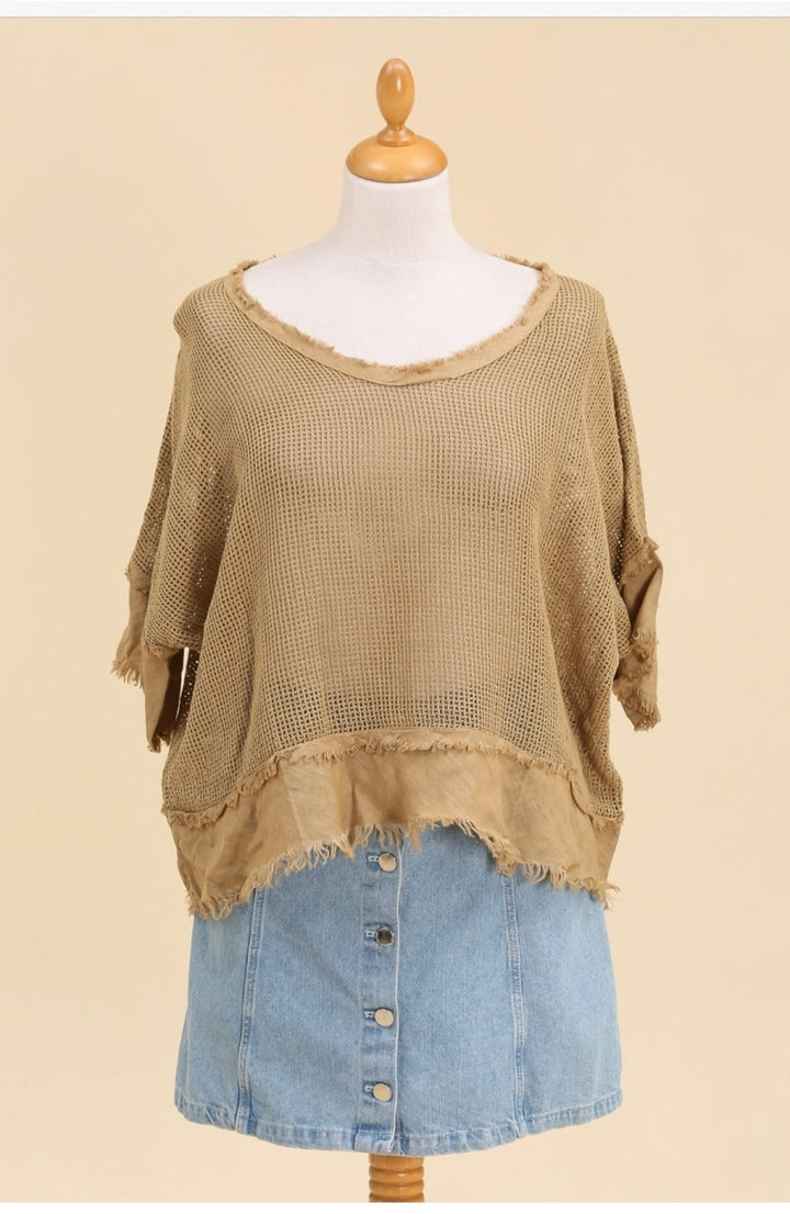 Soft Boho Knit Top – Relaxed Summer Style