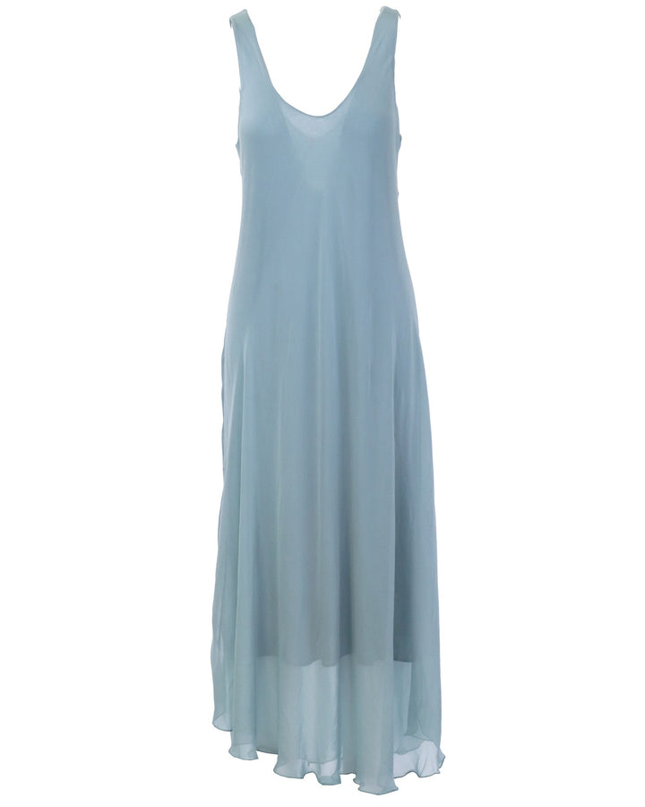 Italian Silk Blend Maxi Dress