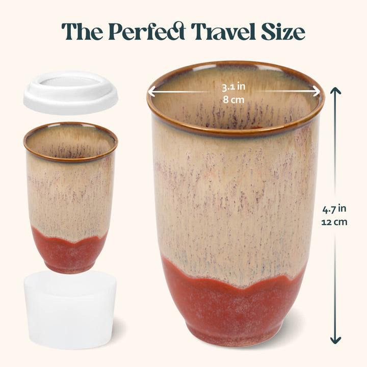 Jupiter Ceramic Travel Mug – 12oz Stoneware Travel Mug