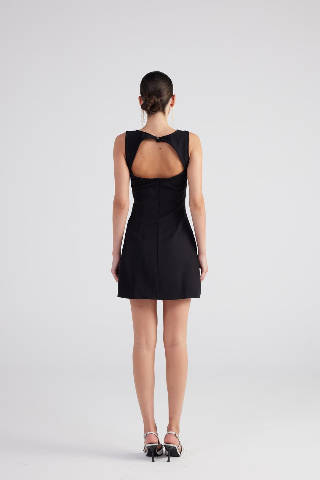 Violetta Bow Dress - Black