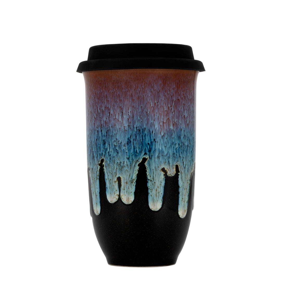 Monsoon Ceramic Travel Mug – 16oz with Lid &amp; Sleeve