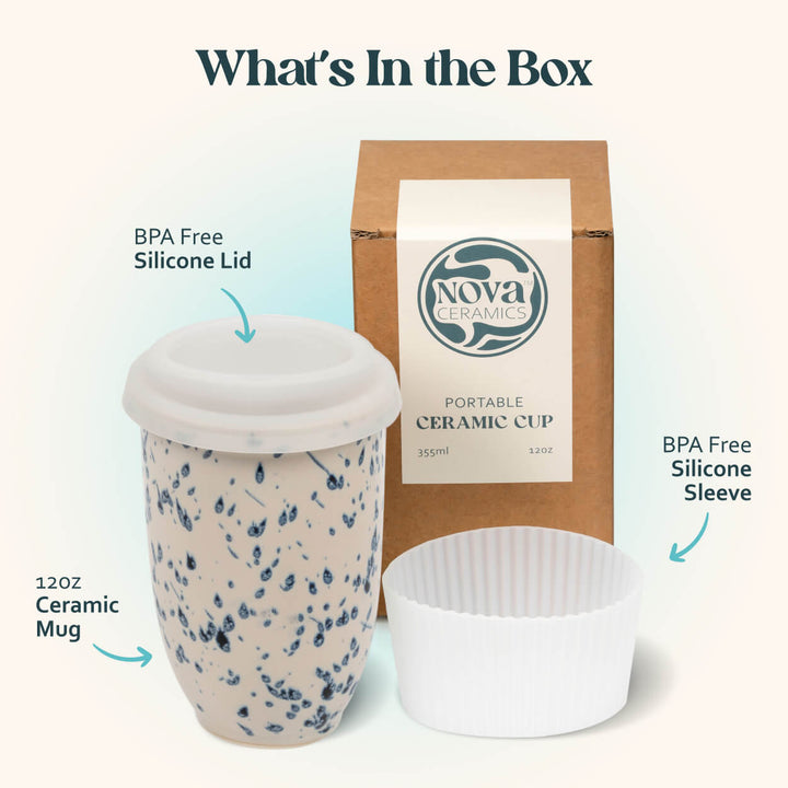 Orchid Ceramic Travel Mug – Gift Shop Favorites