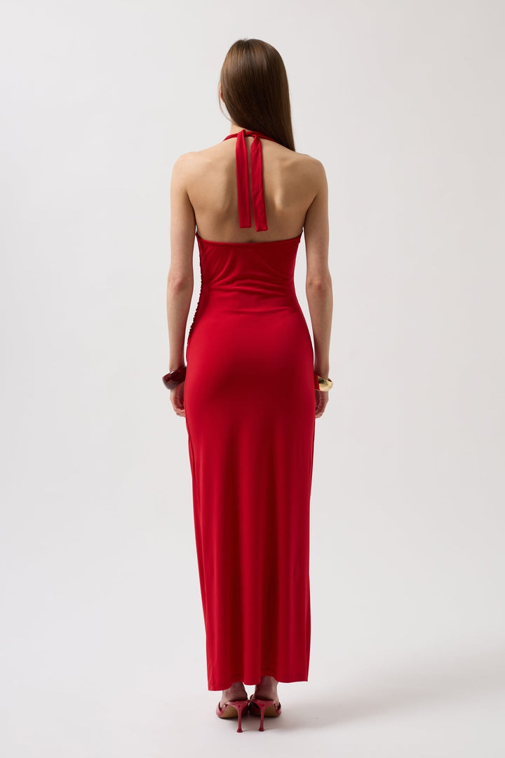 Anabel Dress - Scarlet Red