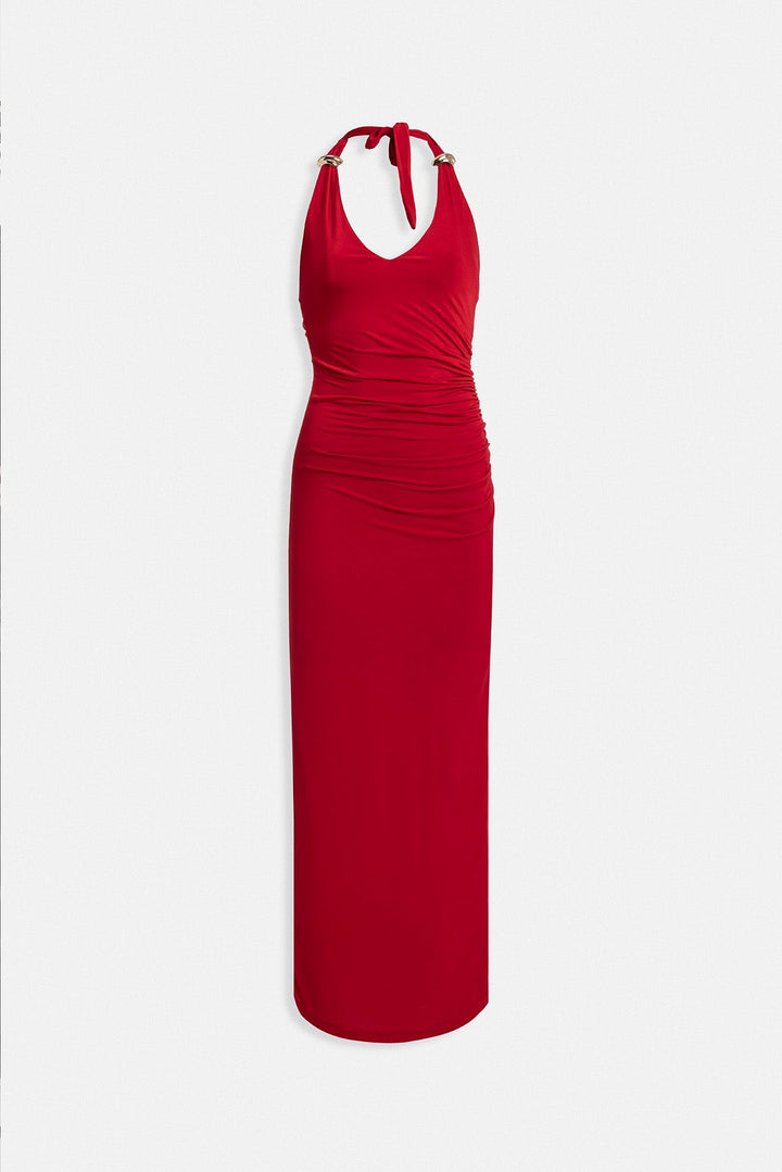 Anabel Dress - Scarlet Red