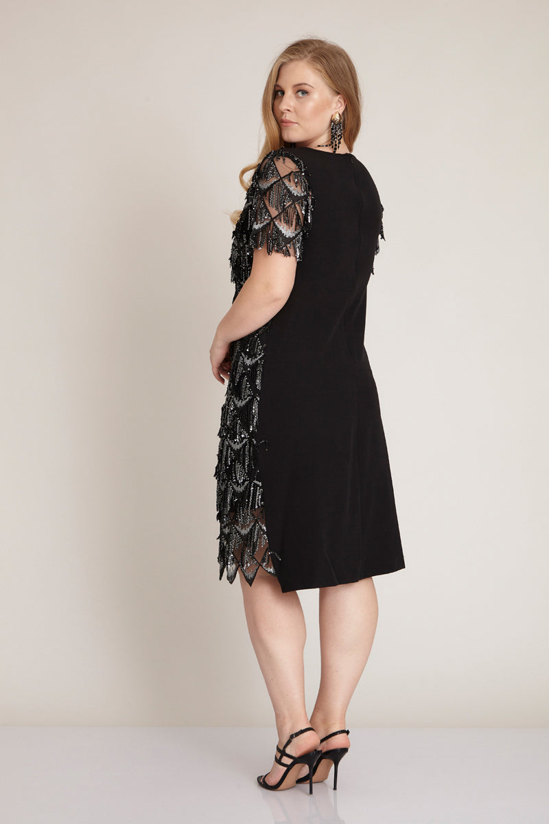 Black Silver Lora Dress