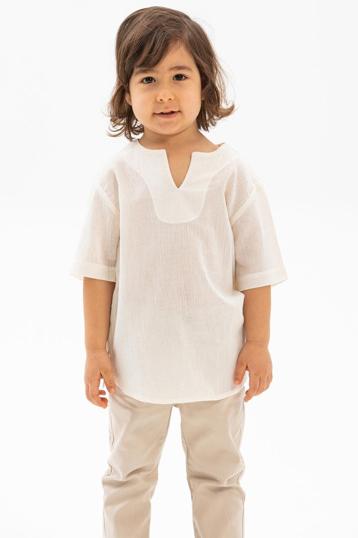 Boys Ivory T-Shirt