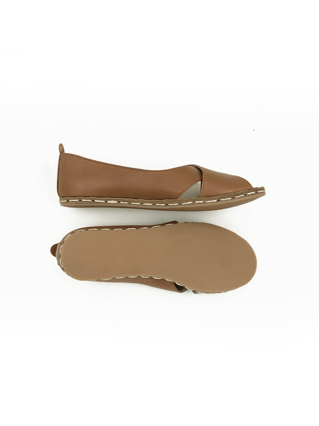 Women's Lion Brown Sandal - Leather