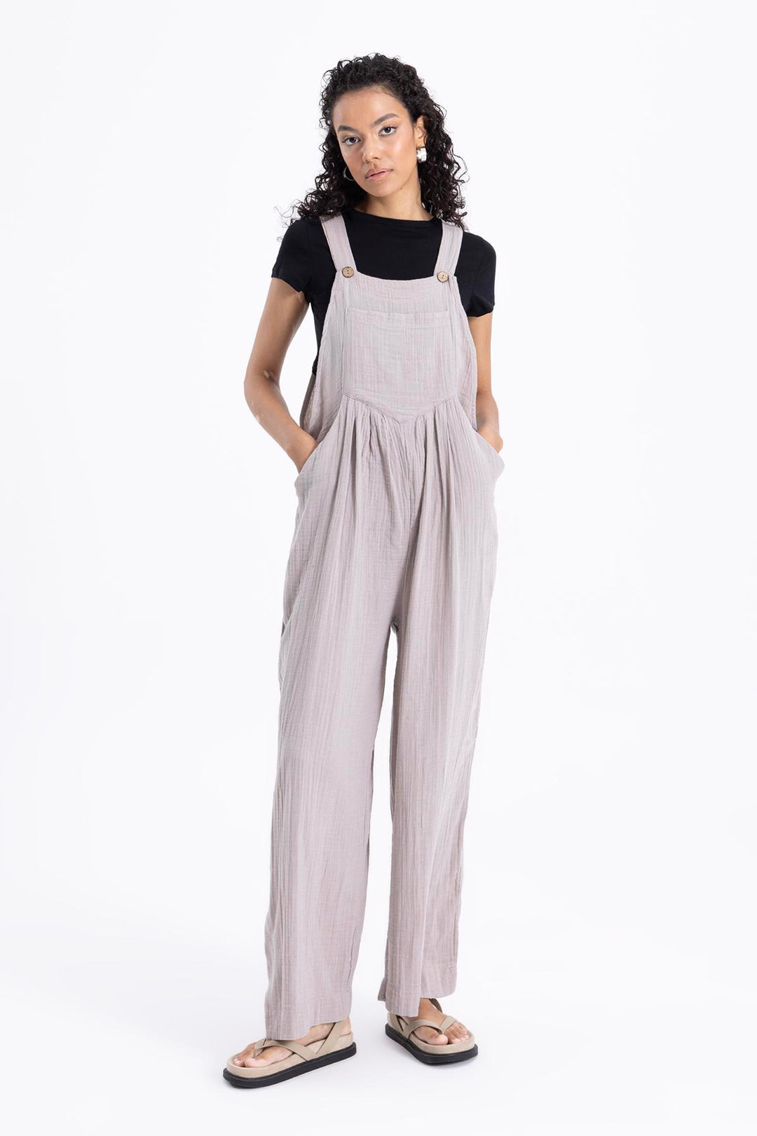 Gauze Jumpsuit