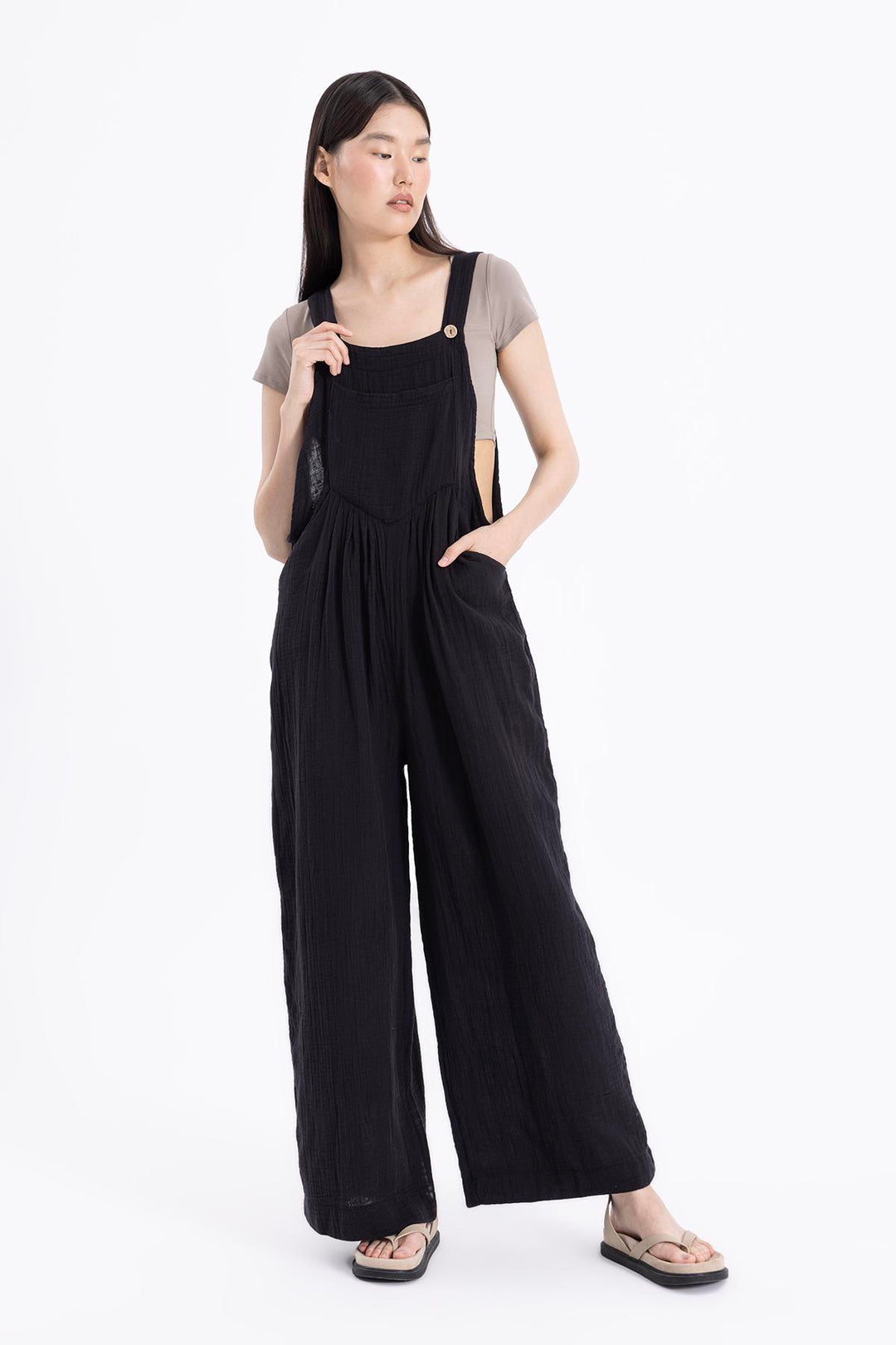 Gauze Jumpsuit