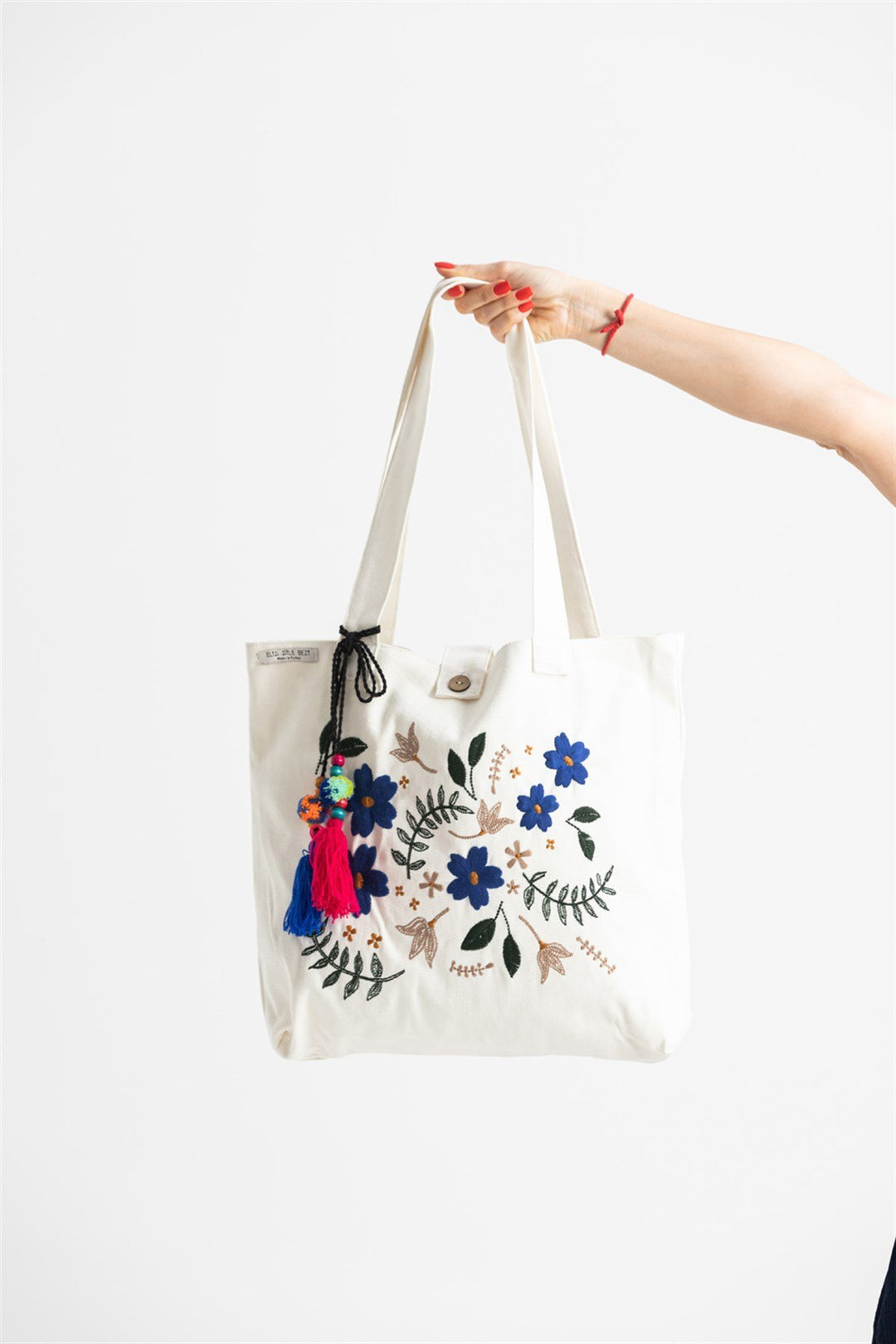 cotton beach bag