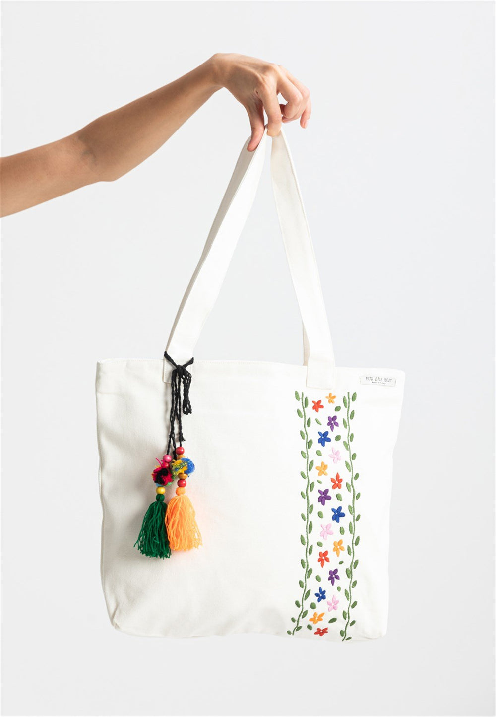 cotton beach bag