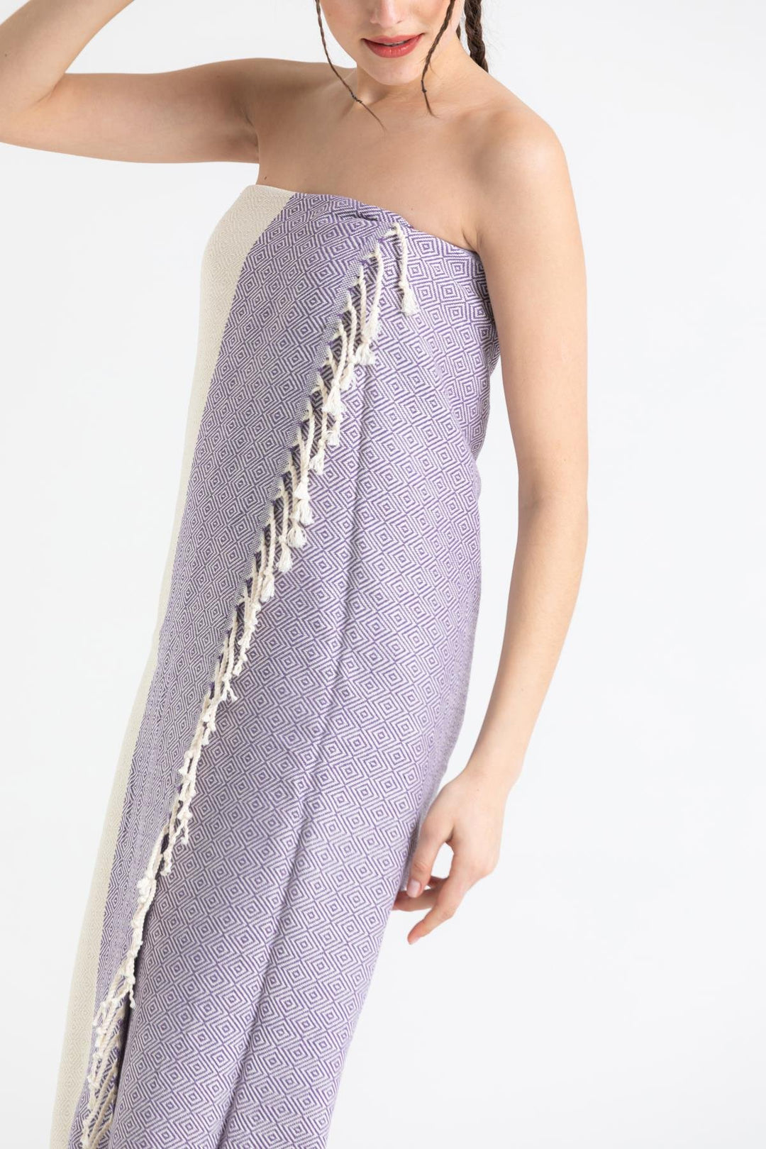 Turkish Beach Towel - Purple