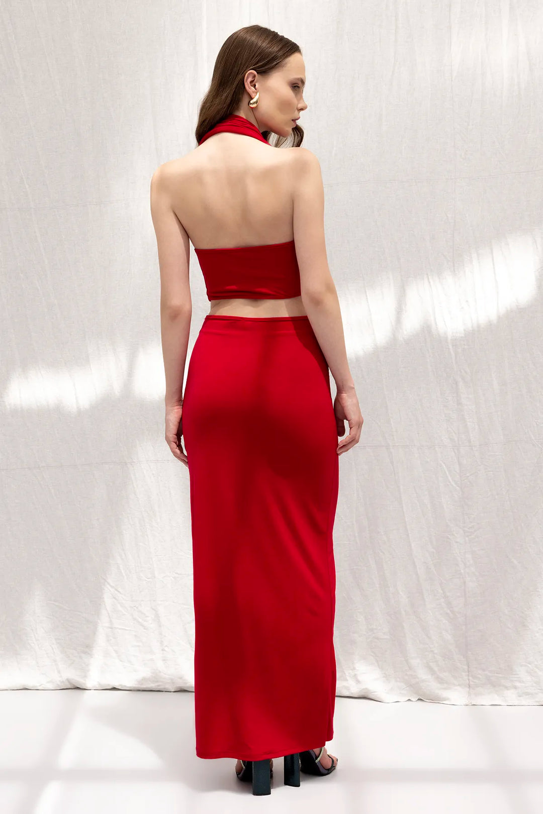Scarlet Red Maxi Dress